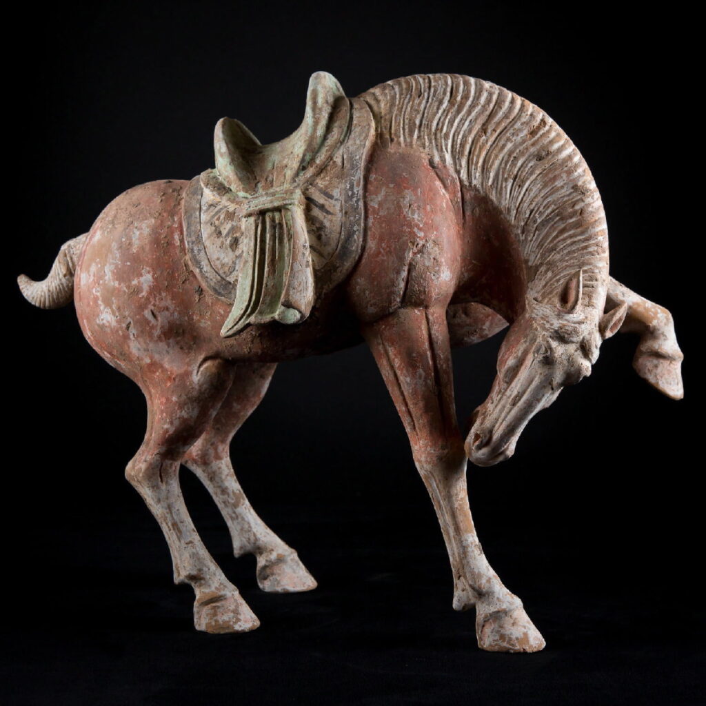 Statuette cheval Tang